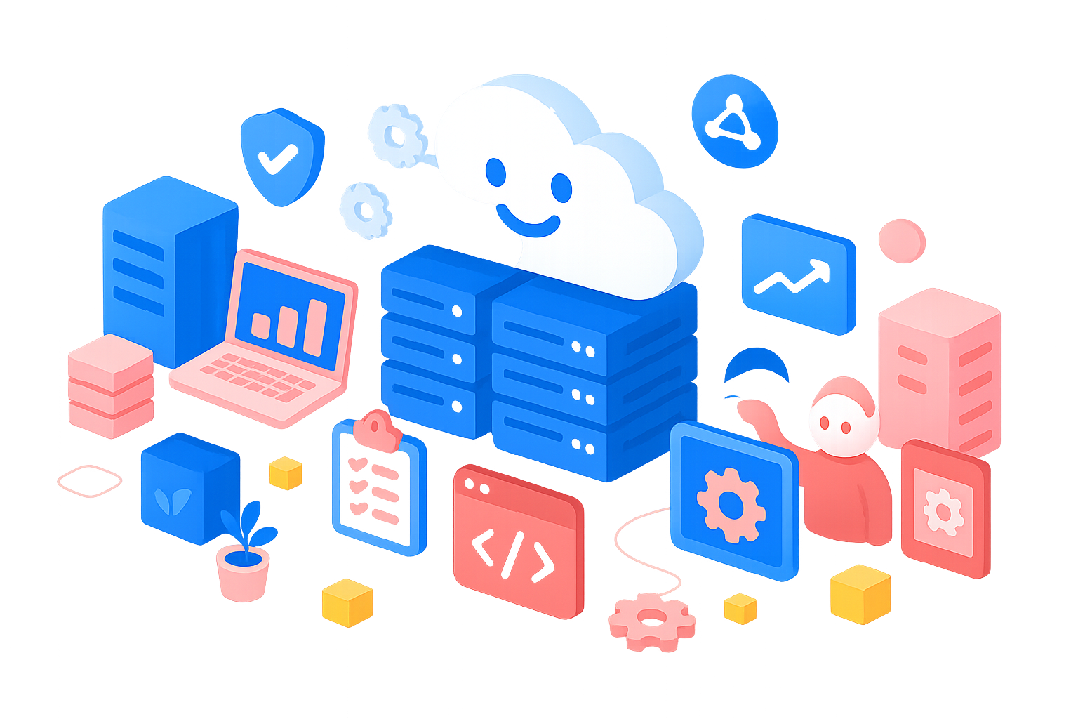 Cloud server use cases illustration