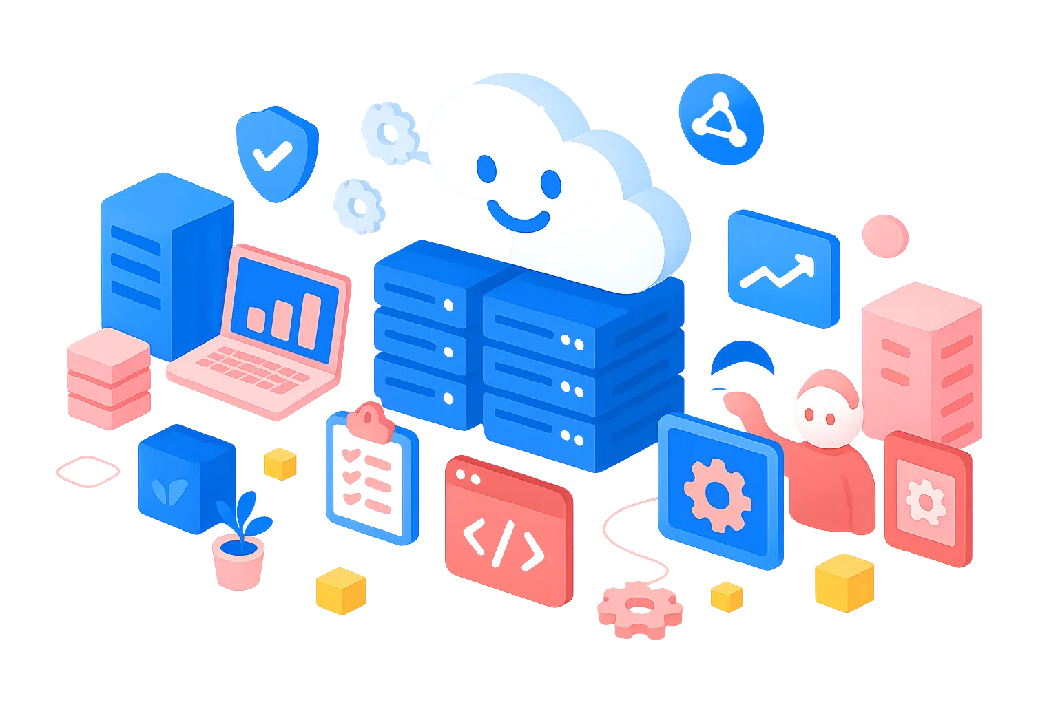 Cloud server use cases illustration