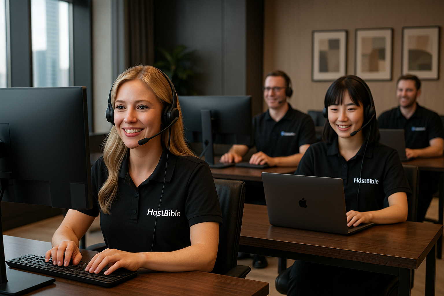 24/7 support team from HostBible