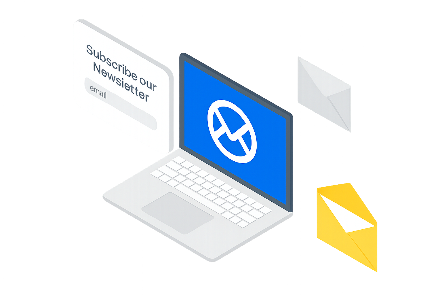 Professional Email & Apps illustration