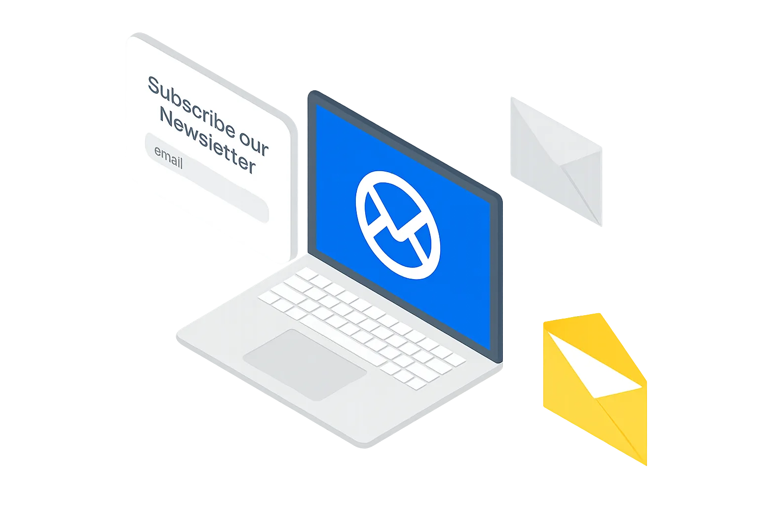 Professional Email & Apps illustration