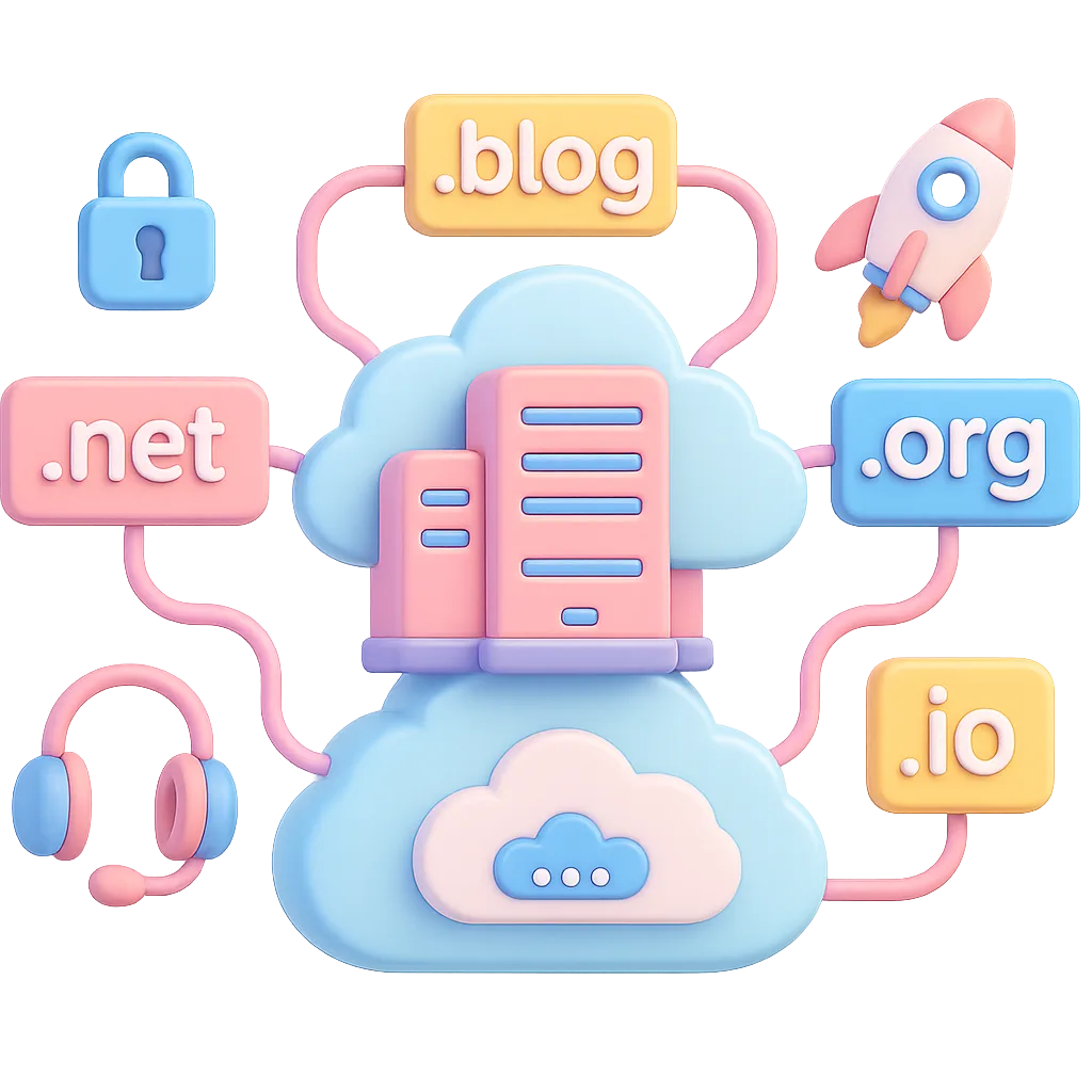 domain name illustration