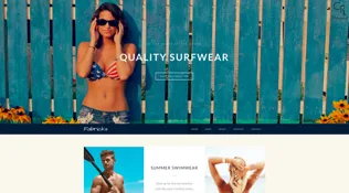 Website template 4 - HostBible site builder