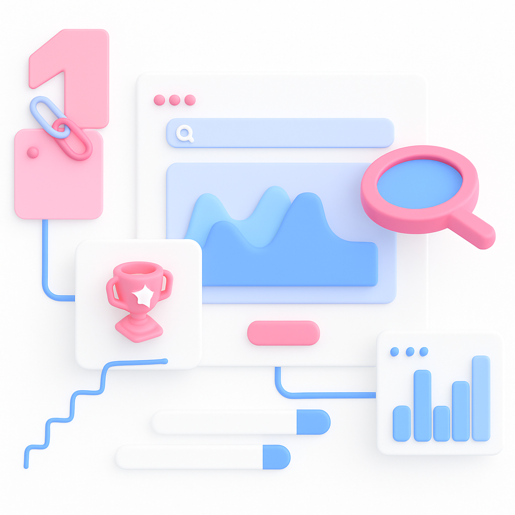 SEO analytics illustration